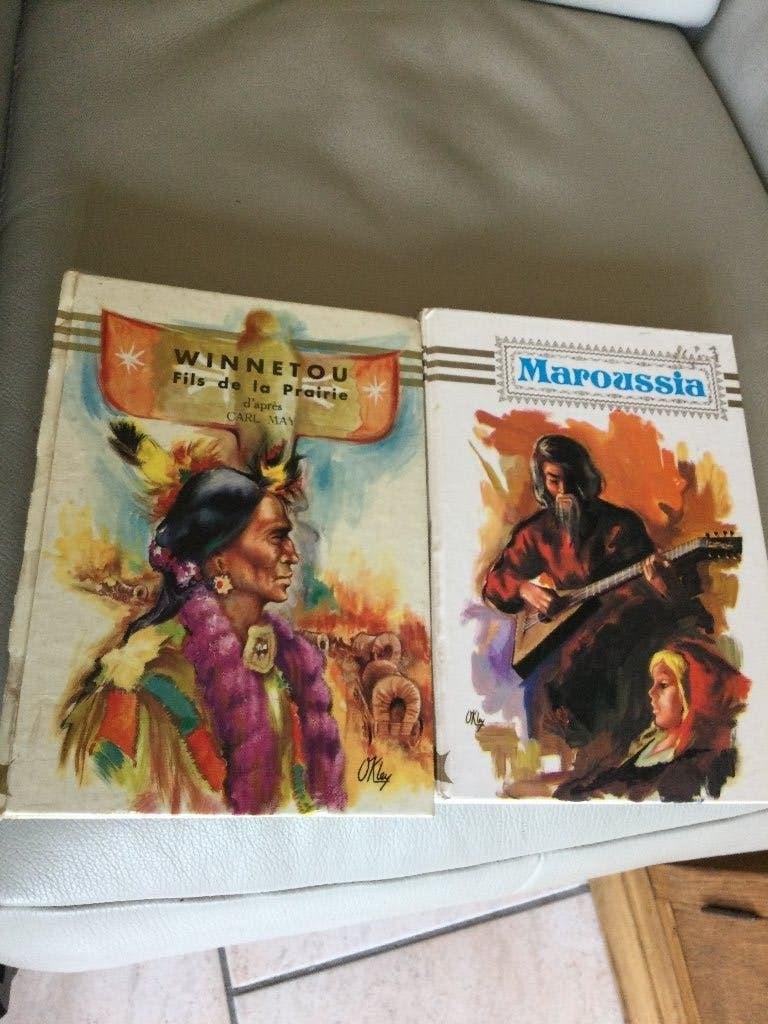 HEMMA "MAROUSSIA" et WINNETOU"LIVRES CLUB JEUNESSE, Enlèvement ou Envoi, MAY/STAHL