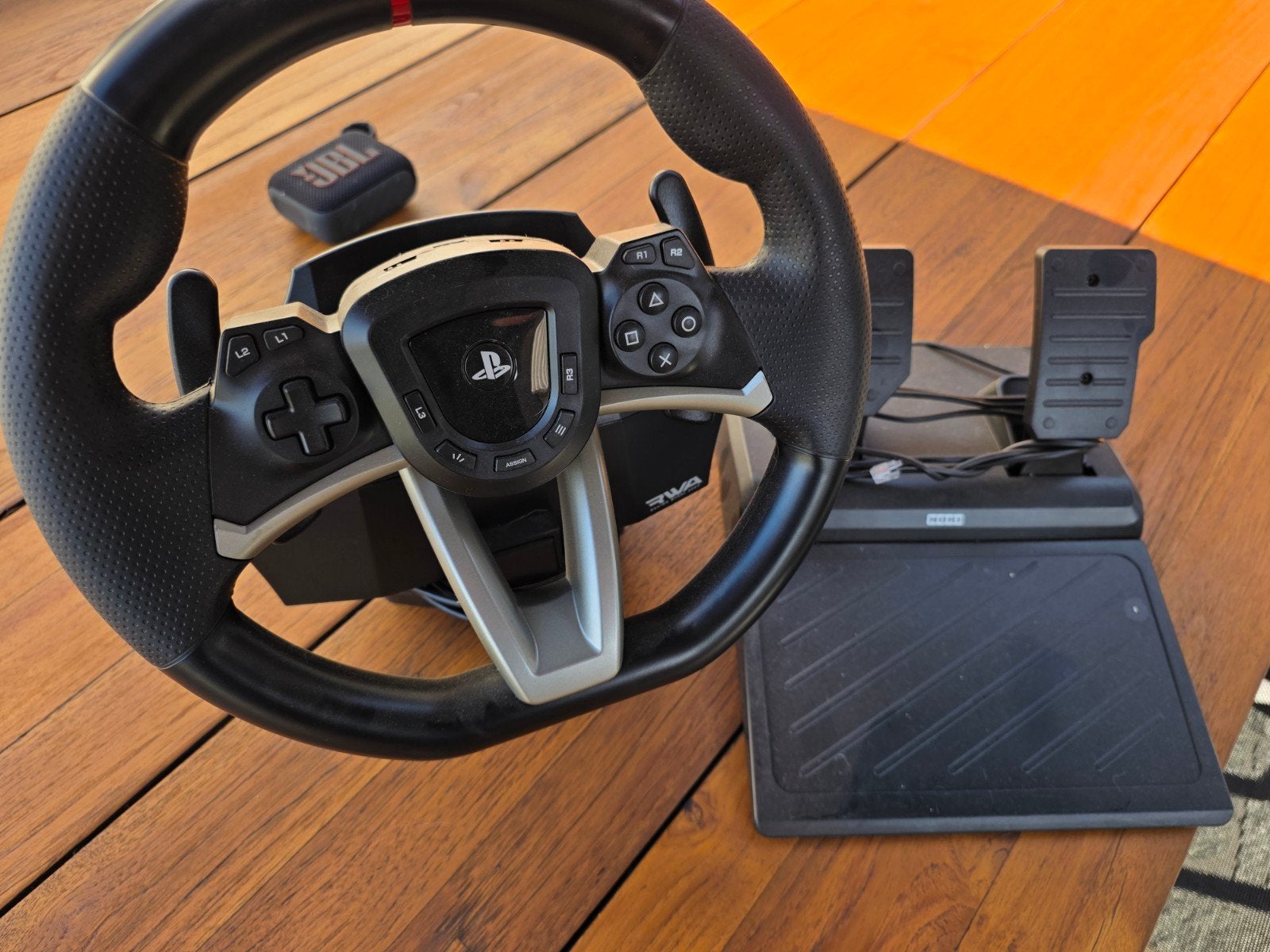 HORI Racing Wheel PS4, PS5 en PC., Ophalen, Zo goed als nieuw, Stuur of Pedalen, PlayStation 4