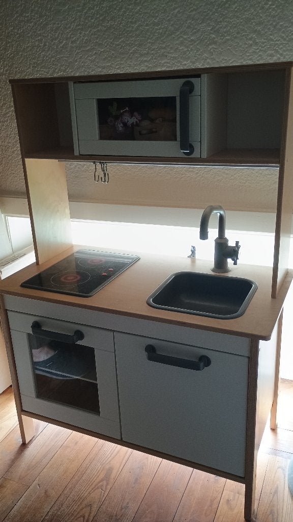 Cuisine enfant IKEA+ nombreux accessoires TBE, Ophalen, Zo goed als nieuw, Hout