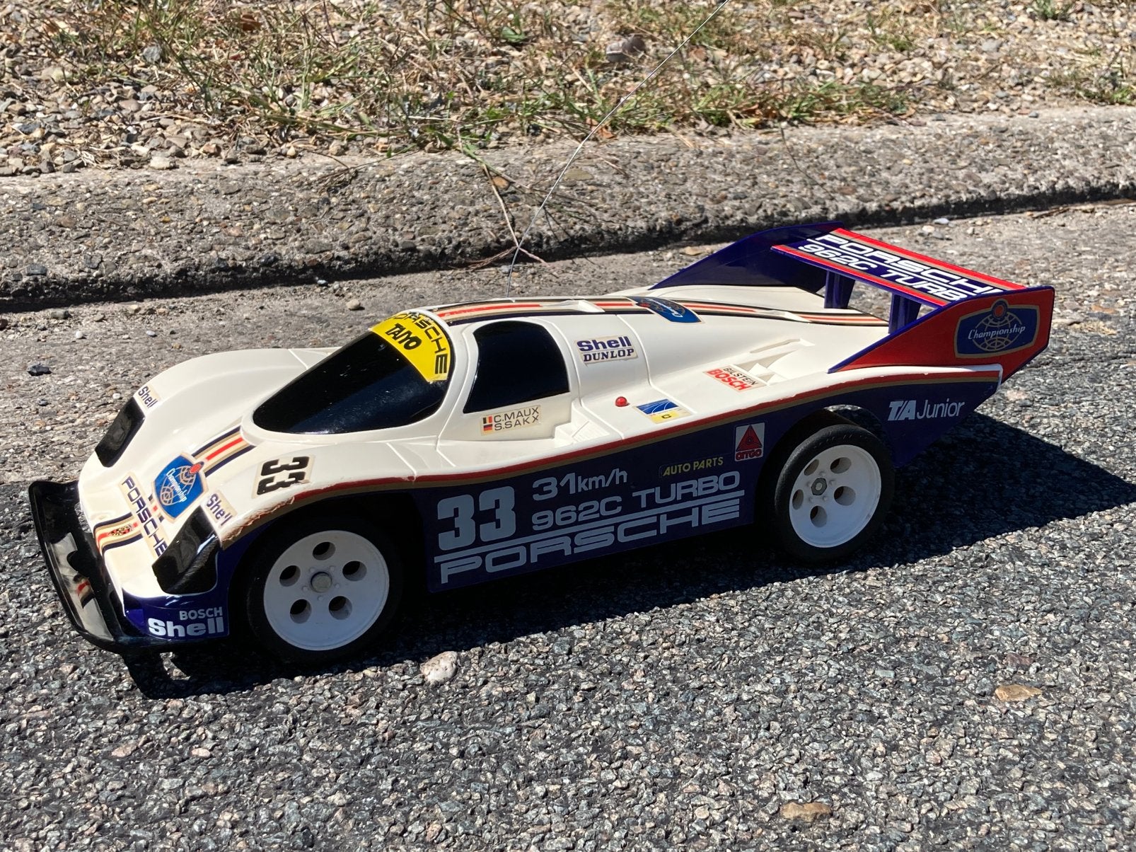 Taiyo r/c porsche 962c, Enlèvement, Utilisé, Électro, Voiture on road