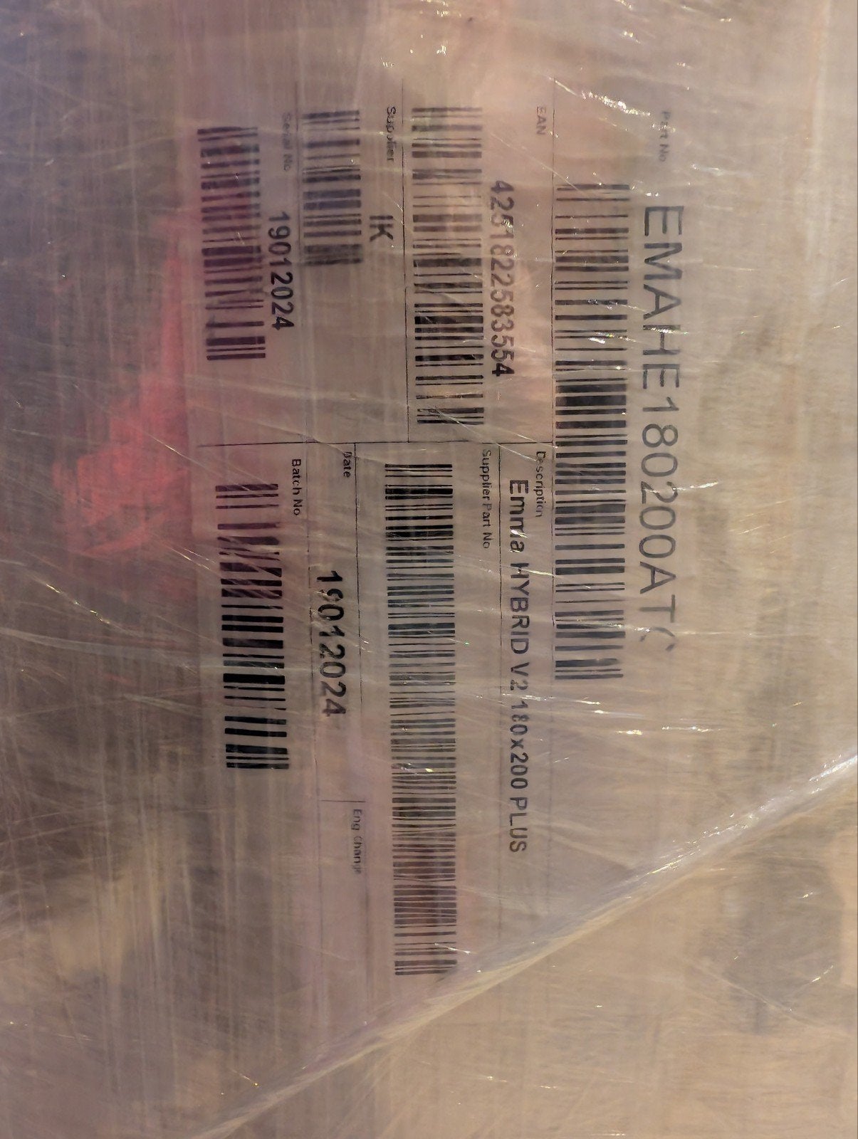 matelas Emma hybrid V2 et sur matelas, Neuf, Matelas, Enlèvement, 180 cm
