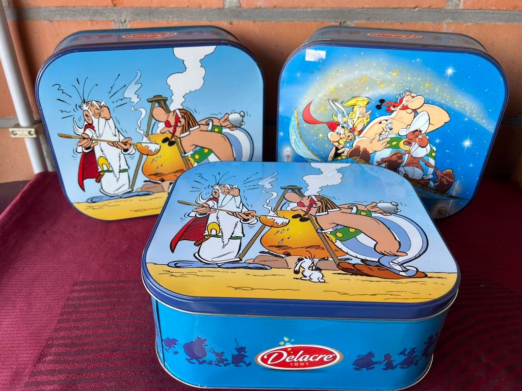 Blikkendozen asterix €3 het stuk, Collections, Boîte en métal, Enlèvement ou Envoi, Comme neuf