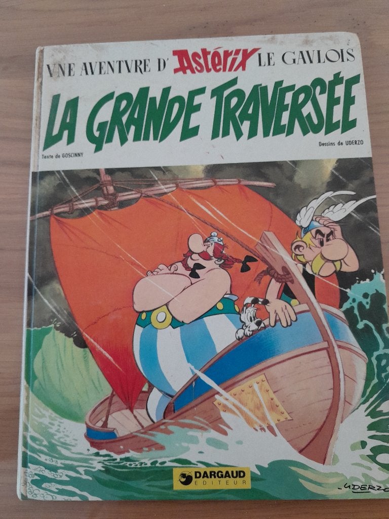 ASTERIX  LA GRANDE TRAVERSEE     DARGAUD    04/1975   E.O, Une BD, Utilisé, Goscinny & Uderzo, Envoi