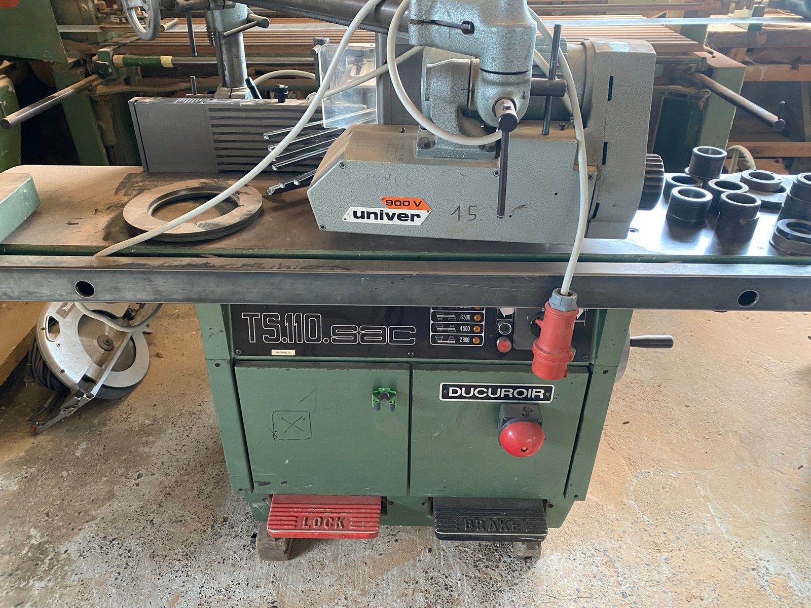 Freesmachine toupie sac 7,5 pk, Ophalen, Gebruikt