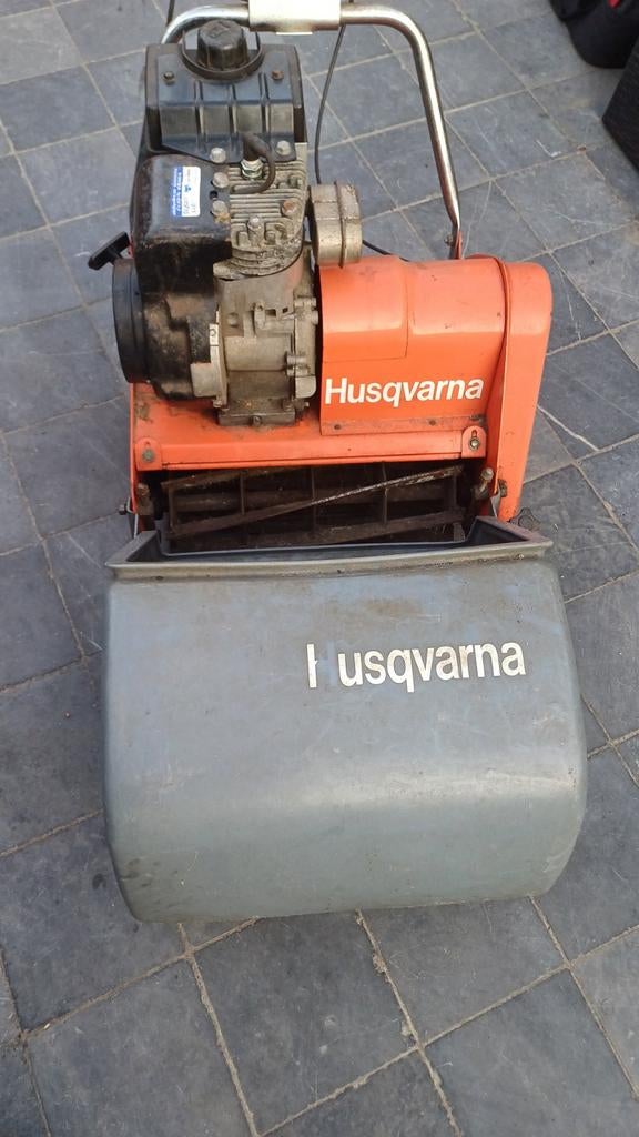 Kooimesmaaier husqvarna, Tuin en Terras, Grasmaaiers, Ophalen, Gebruikt, Benzine-grasmaaier, 40 t/m 49 cm