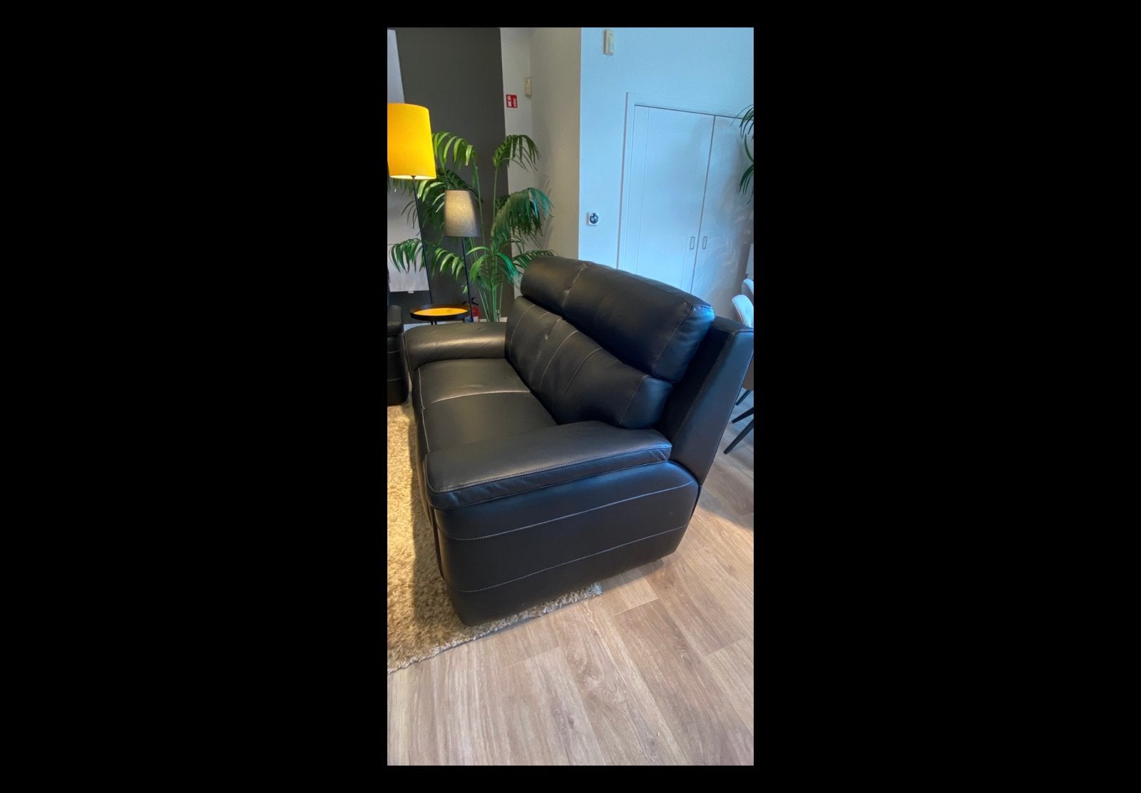 *Chateau d’Ax* 3zit met dubbele relaxfunctie en 2zit.*LEDER*, Maison & Meubles, Canapés | Salons, Enlèvement, Comme neuf