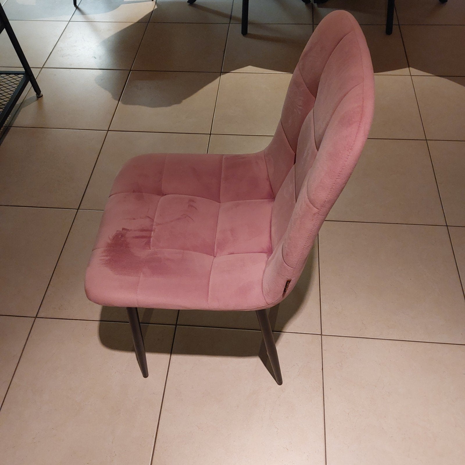 4 eetkamerstoelen oud roze, Huis en Inrichting, Stoelen, Ophalen, Overige kleuren, Zo goed als nieuw, Vier