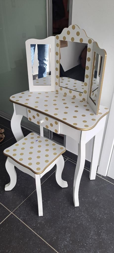 Kaptafel  make-uptafel spiegel, Ophalen