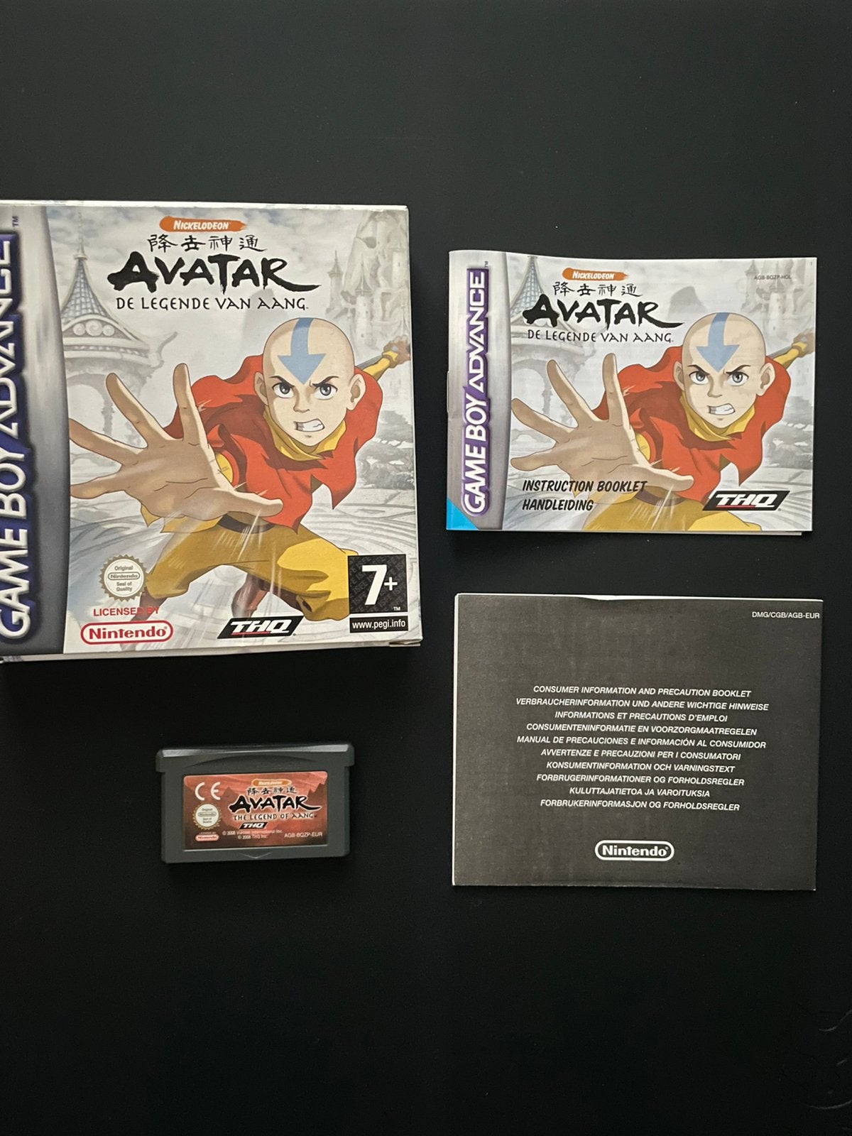 Avatar De Legende van Aang GBA Compleet PAL HOL, Avontuur en Actie, Gebruikt, 1 speler, Ophalen of Verzenden