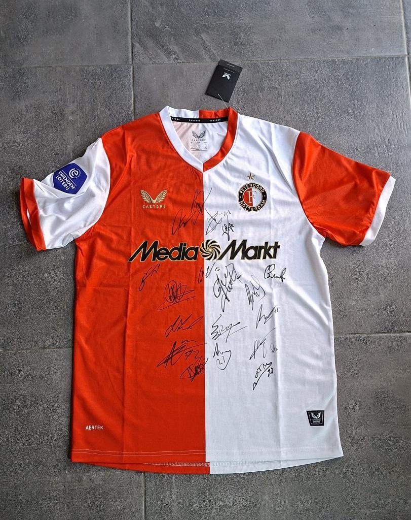 Shirt voetbaltrui met handtekening Feyenoord selectie 25/26, Verzenden, Nieuw, Shirt