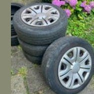 skoda  velgen 5x100 met velg, Ophalen