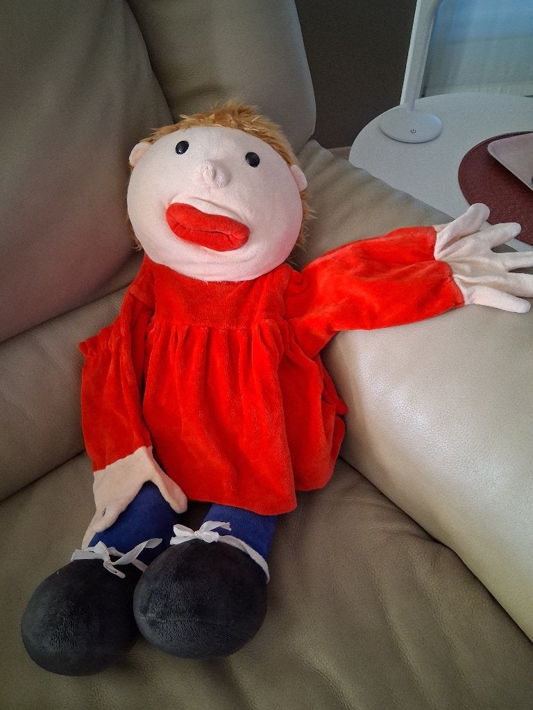 Handpop, Kinderen en Baby's, Speelgoed | Poppen, Ophalen, Gebruikt, Overige typen