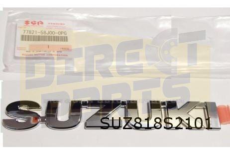 Suzuki embleem tekst ''Suzuki'' achterklep Origineel! 778215, -, Verzenden, -, Nieuw