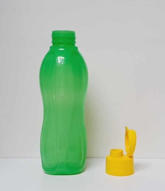 Tupperware™ « Bouteille EcoPlus » 750 ml - vert et jaune, Envoi, Neuf, Vert, Récipient ou Bol