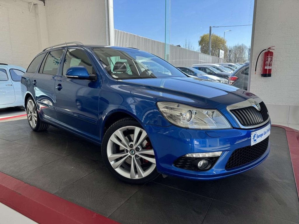 Skoda Octavia VRS RS 2.0TSI 200Ch 140264KM CUIR GAR 12M, Auto's, Gebruikt, Zwart, 1984 cc, Blauw