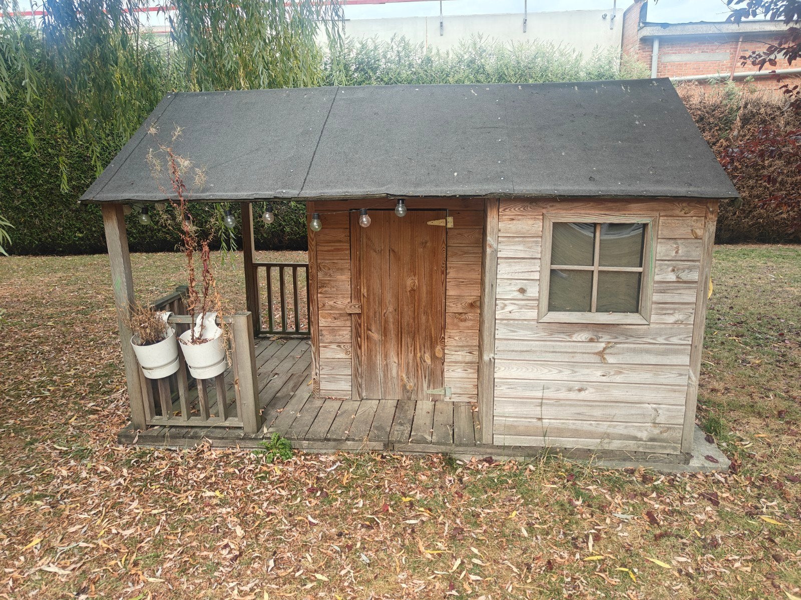 Speelhuis (hout), Kinderen en Baby's, Speelgoed | Buiten | Speelhuisjes, Ophalen, Hout