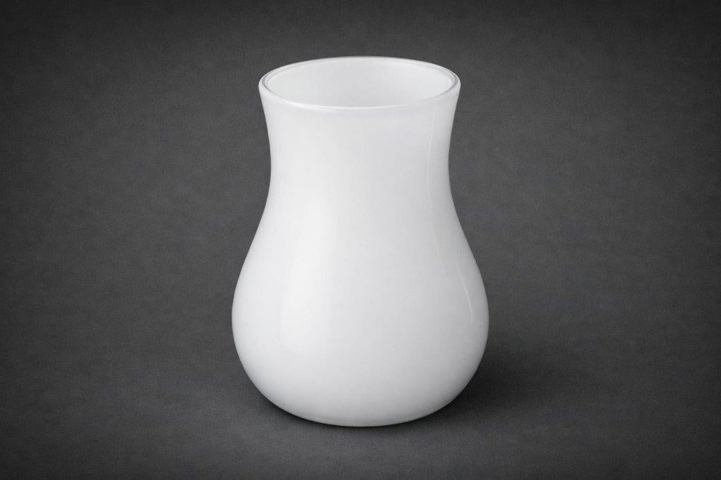Vintage Ikea-vaas in wit opaline glas, Antiek en Kunst, Antiek | Vazen, Ophalen of Verzenden