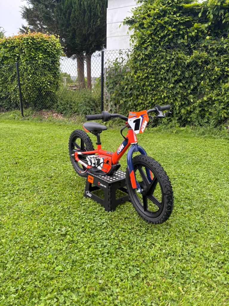 Draisienne KTM, Enlèvement, Comme neuf