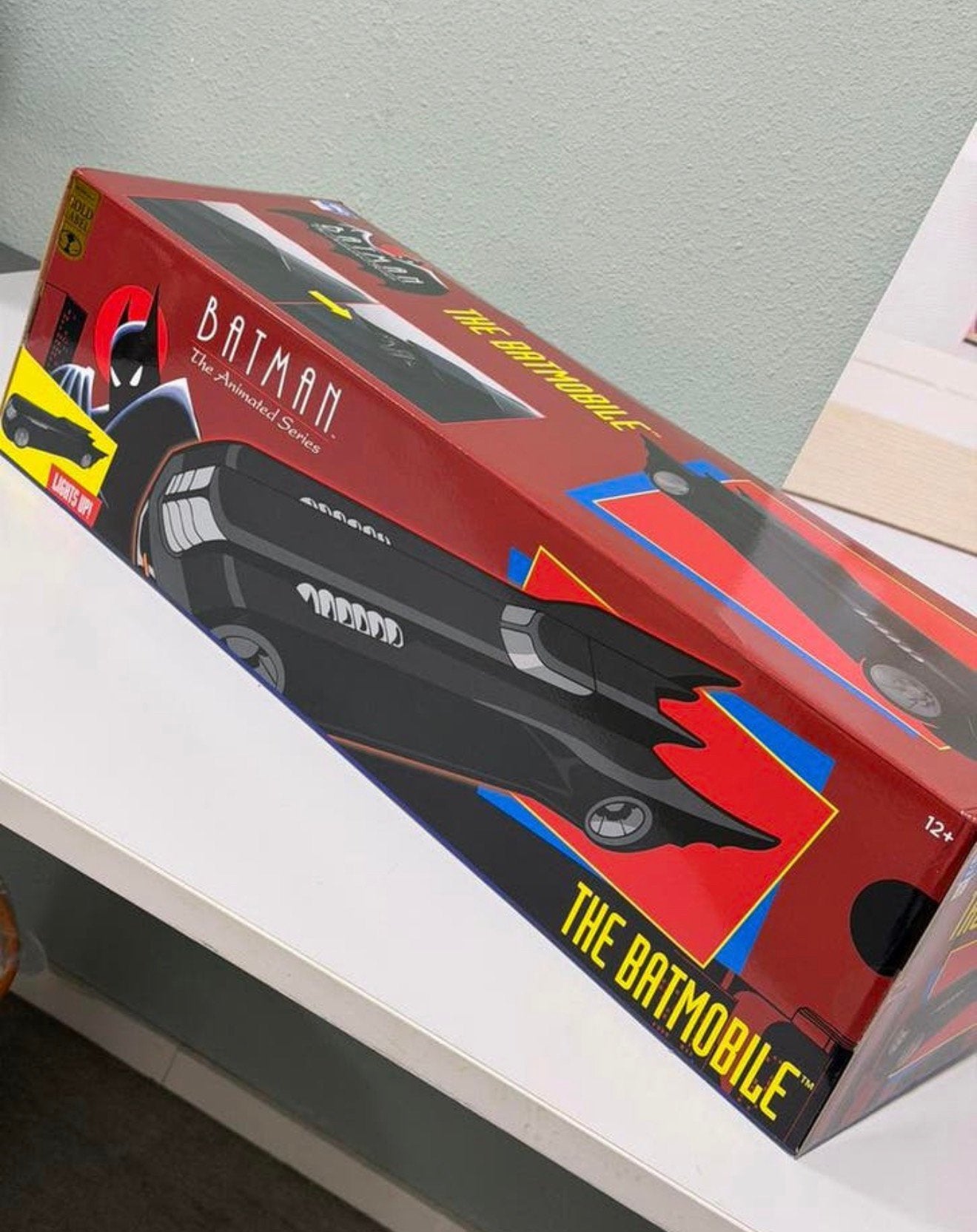 DC Batman Animated series Batmobile 61cm XL McFarlane NIEUW, Ophalen of Verzenden, Nieuw, Beeldje, Replica of Model
