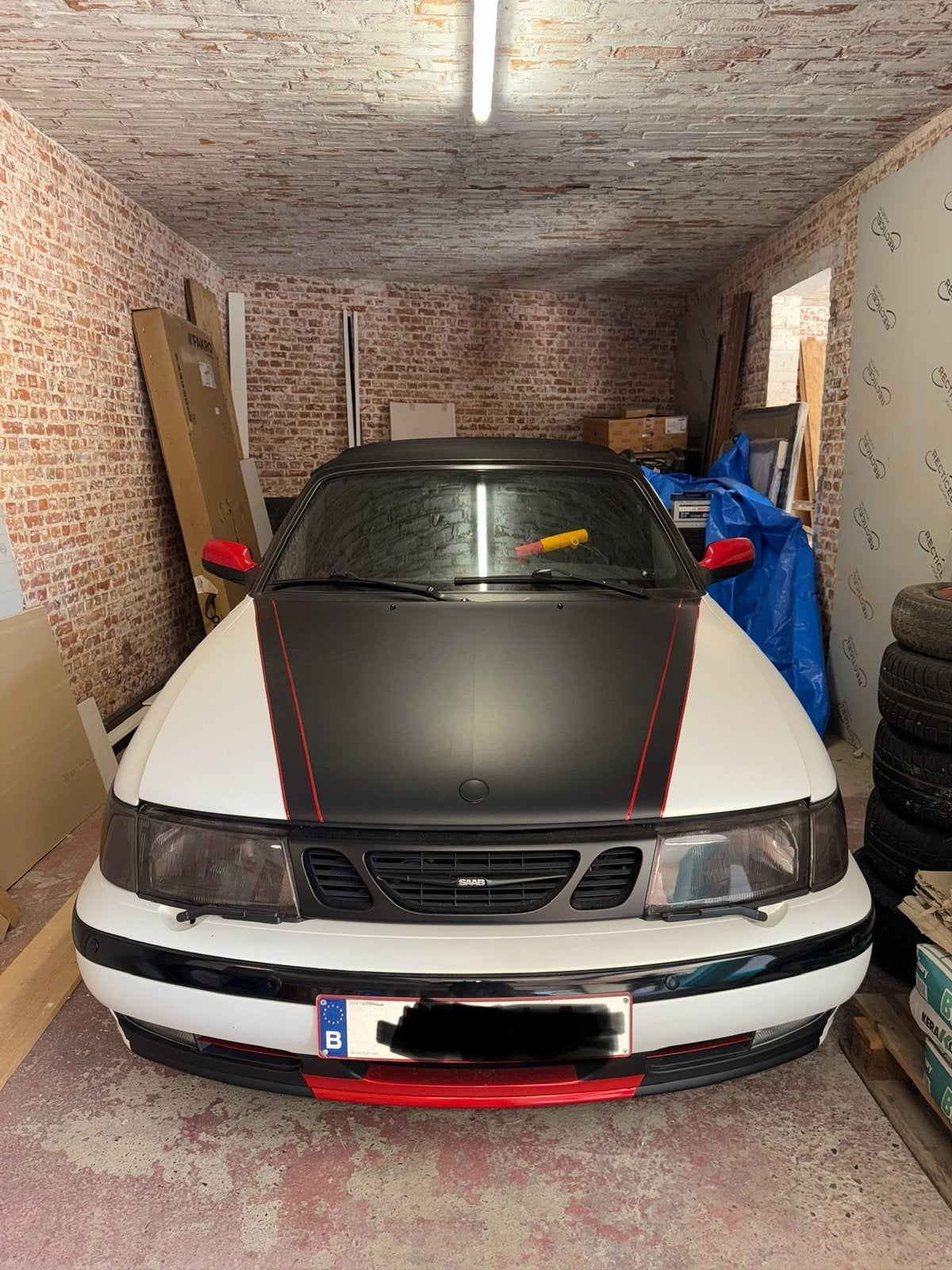 Saab 9-3 uit 2002 cabrio in topstaat, Auto's, Saab, Automaat, Zwart, Cabriolet, Alcantara