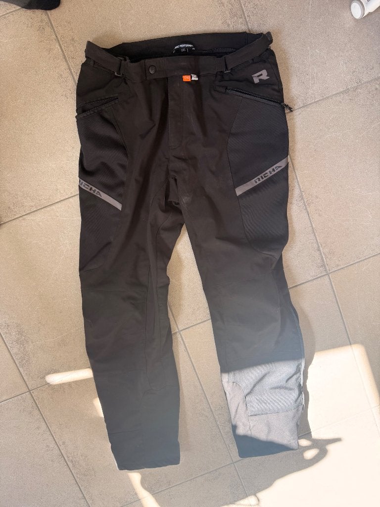 Richa motorbroek 3XL -slechts 3x gedragen! + D3O & voering, Motoren, Ophalen, Heren, RICHA, Broek | textiel