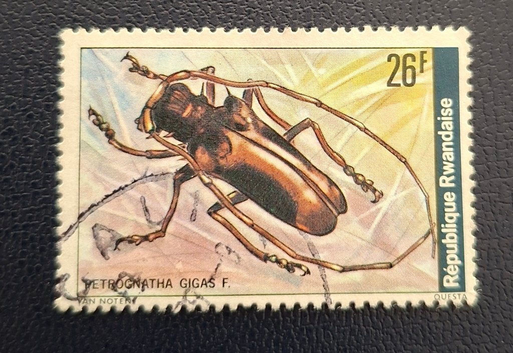Postzegel Rwanda OBP 875, Ophalen of Verzenden, Gestempeld