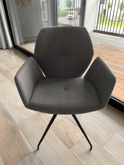 8 stoelen in perfecte staat, met aankoopbewijs!!!, Gris, Comme neuf, Enlèvement, Cinq, Six Chaises ou plus
