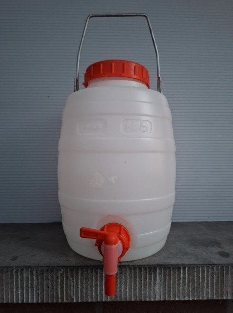 Gartec drankvat 5 liter, Kunststof, Nieuw, Ophalen of Verzenden, Voorraadpot