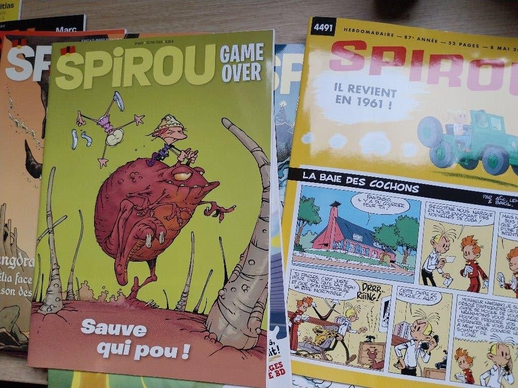 20 nummers Spirou hebdo, Meerdere stripboeken, Ophalen of Verzenden, Nieuw
