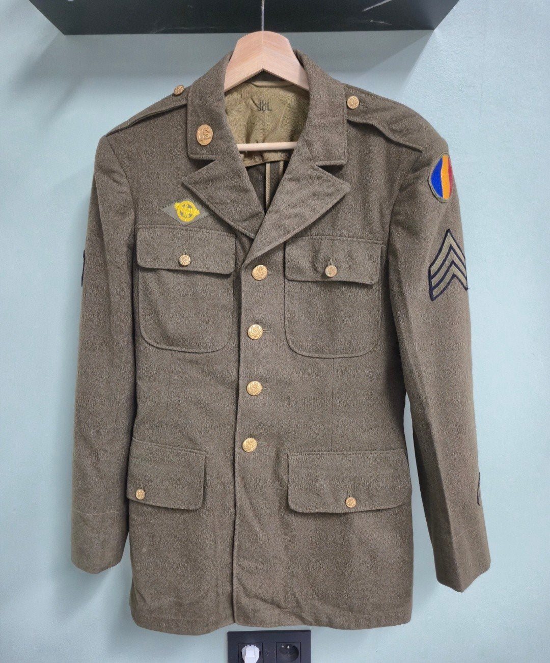 WW2 US uniform, Verzamelen, Militaria | Tweede Wereldoorlog, Ophalen, Landmacht, Kleding of Schoenen