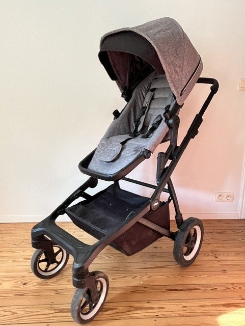 Kinderwagen Thule Sleek2 + accessoires, Gebruikt, Duowagen, Ophalen, Kinderwagen