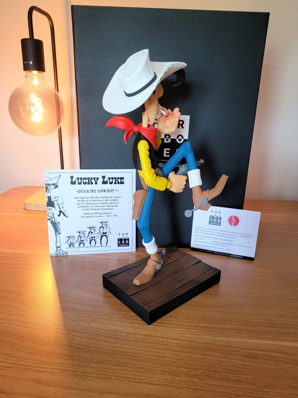 Lucky Luke „Draw Cowboy!” Figuur” Fariboles 2024, Ophalen of Verzenden