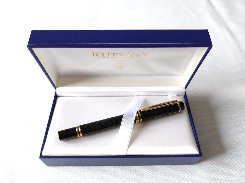 Waterman Le Man 100 “Opera” 18K/750 Two-Tone Globe M-nib, Verzamelen, Pennenverzamelingen, Met doosje, Ophalen of Verzenden, Zo goed als nieuw