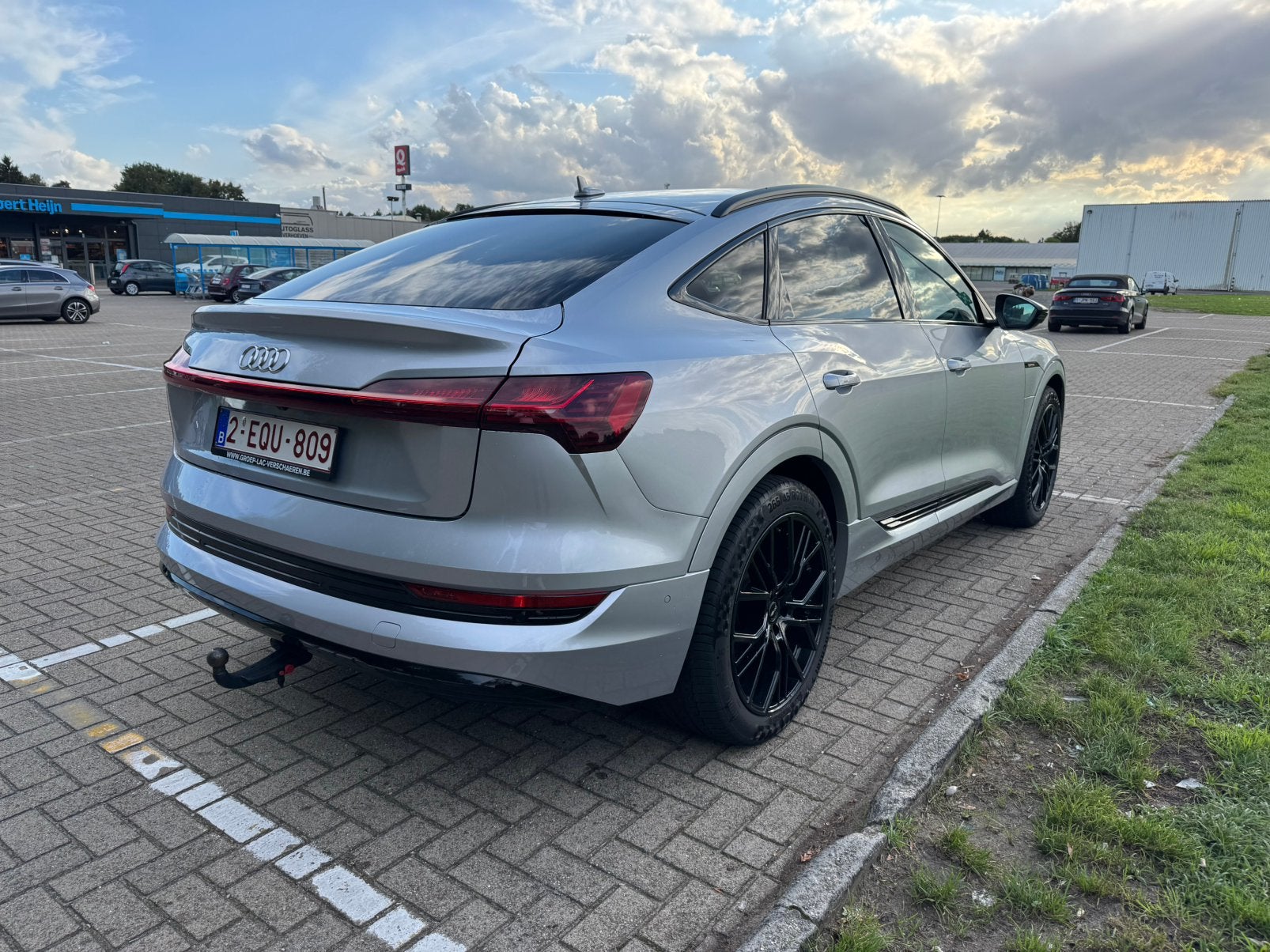 Audi E-tron sportback, Auto's, Automaat, Zwart, Elektrisch, 5 zetels