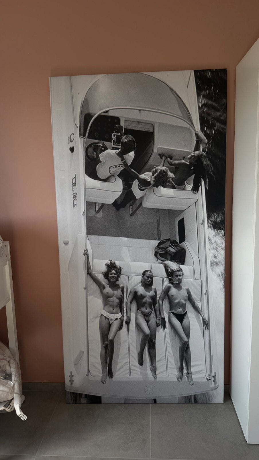 Nude art Canvas 200x100, Antiquités & Art, Art | Dessins & Photographie, Enlèvement, Affiche, Avec système de suspension