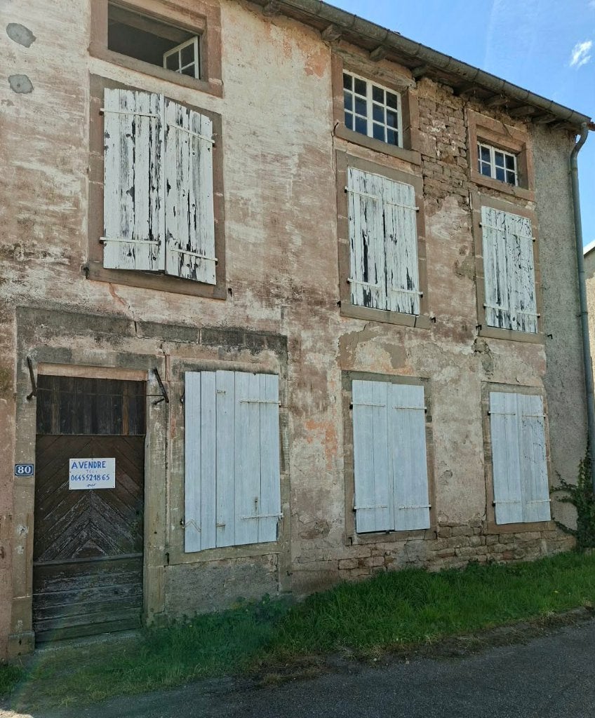 Maison à rénover EST de la France  20 000 euros., Immo, Village, 3 pièces, France, 70 m²