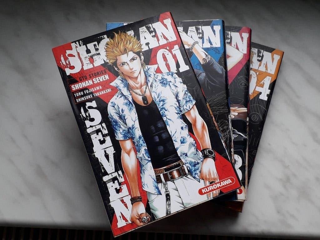 Manga Shonan Seven (Tome 1 à 4), Enlèvement, Comme neuf