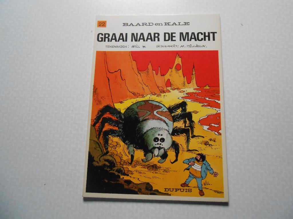 baard en kale 22 Graai naar de macht 1975 1ste druk., Boeken, Will/Tillieux, Eén stripboek, Nieuw, Ophalen of Verzenden