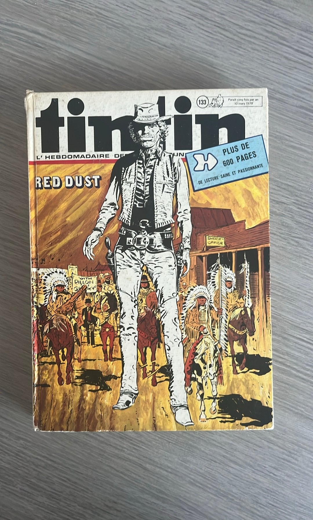 6 BD FR à l'unité ou lot: Tintin Red Dust et Recueils Spirou, Livres, BD, Enlèvement ou Envoi