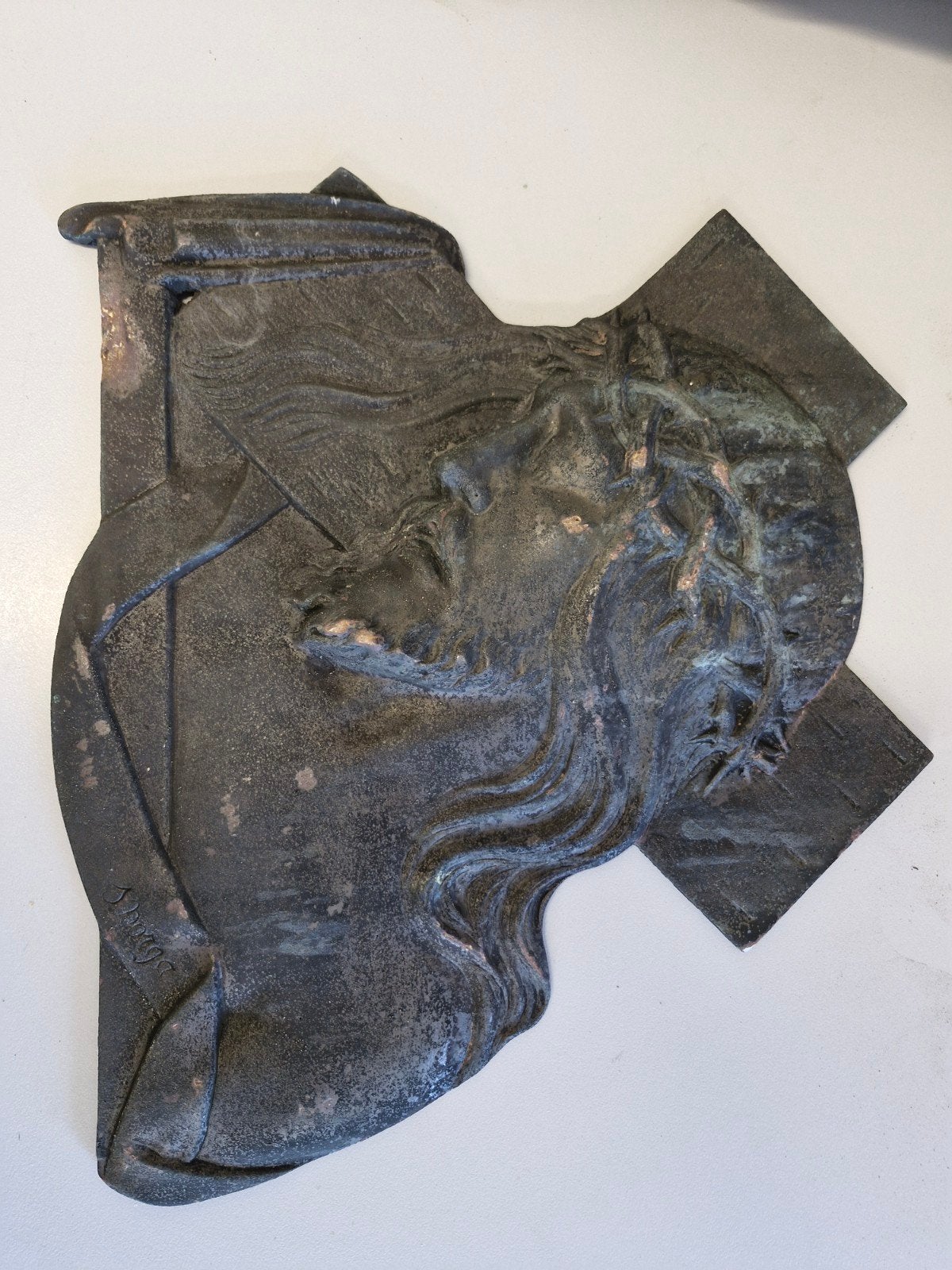 religieus koper paneel, Ophalen