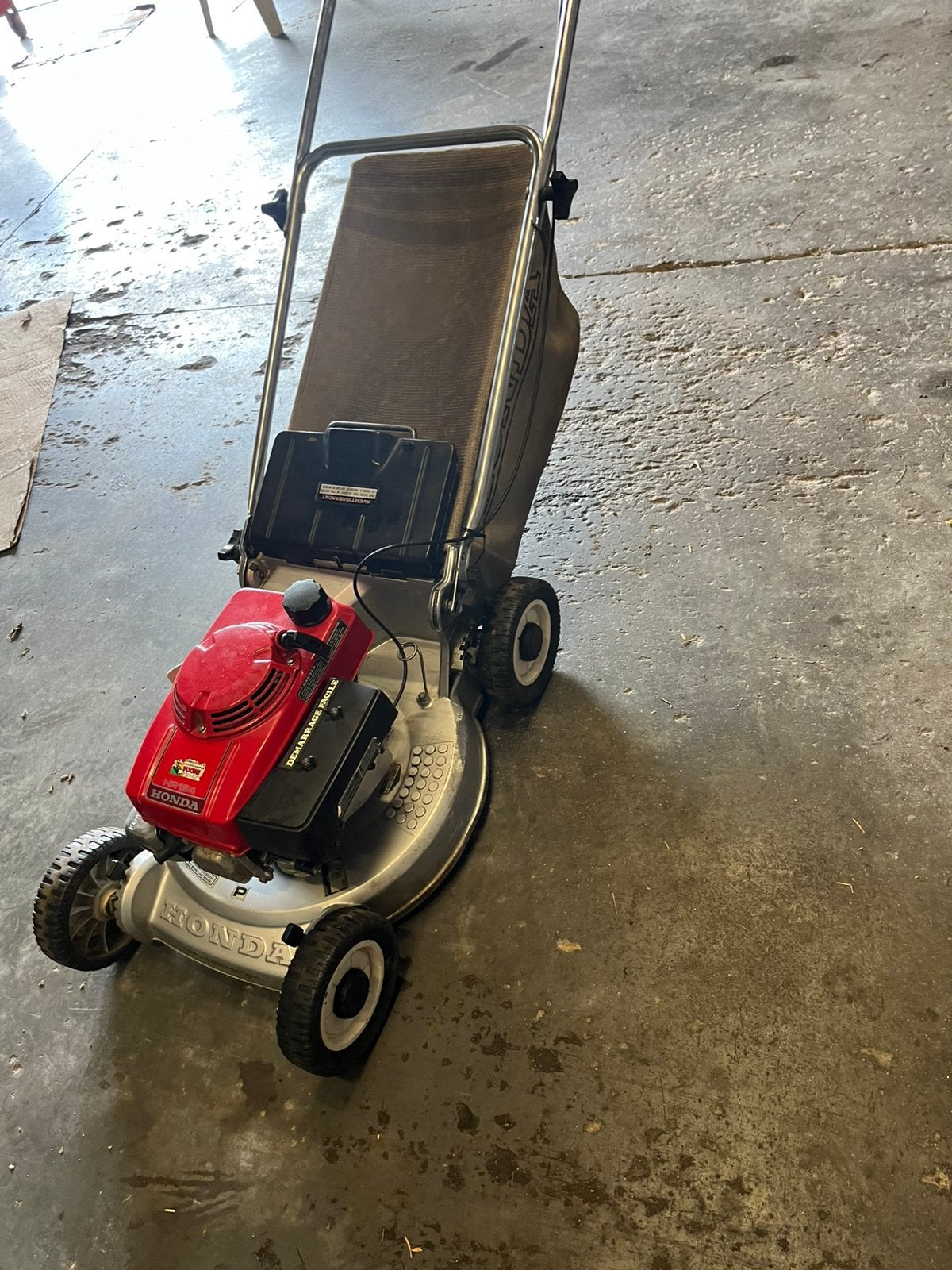 Honda grasmachine, Ophalen of Verzenden, Zo goed als nieuw