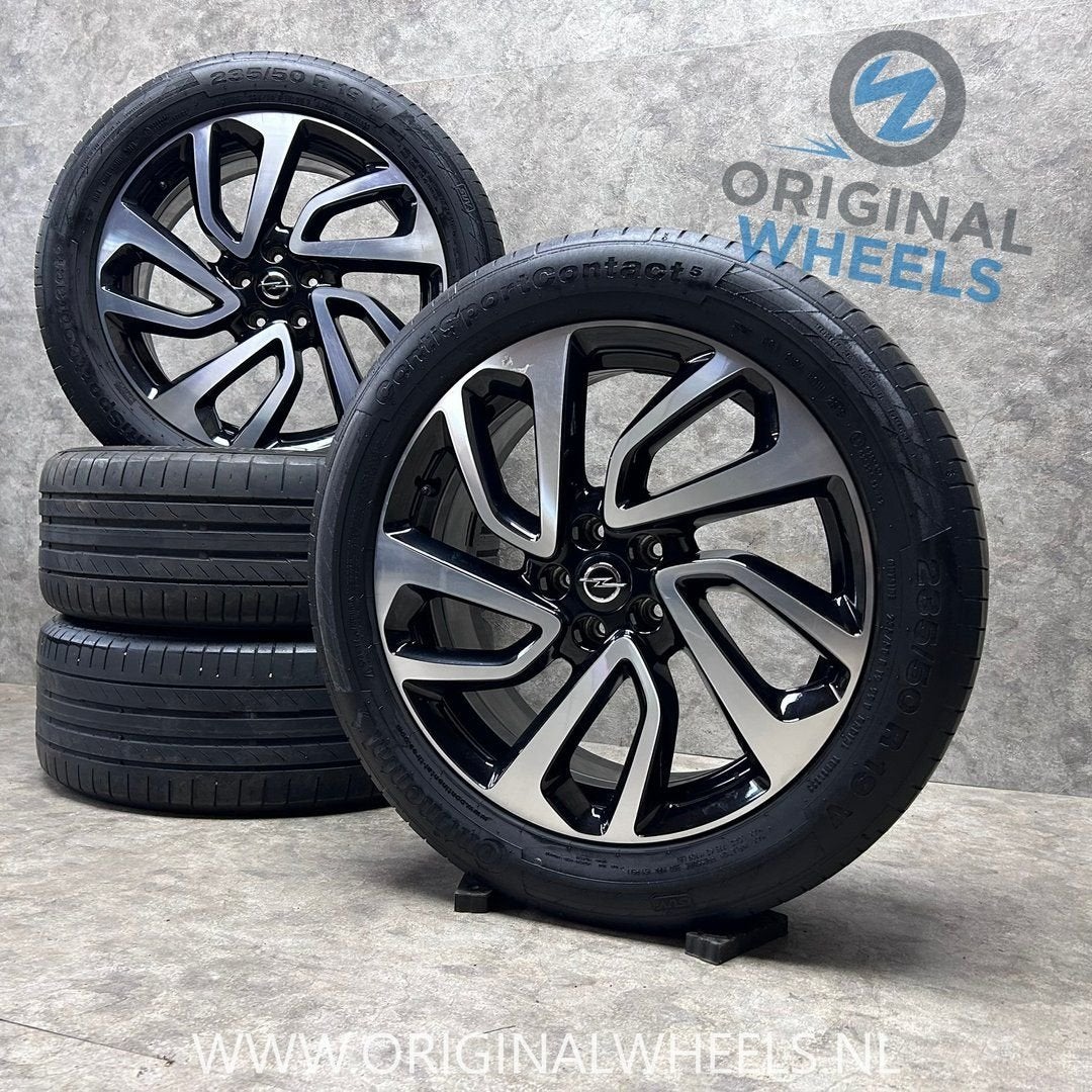 19 inch originele velgen + zomerbanden Opel Grandland X, Auto-onderdelen, 19 inch, Gebruikt, -, -
