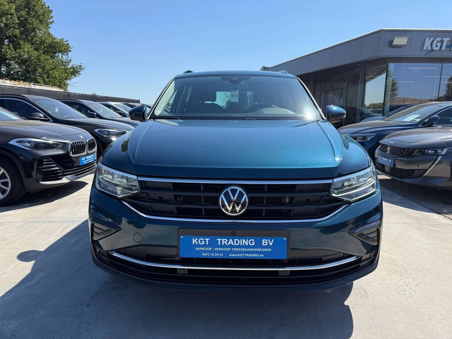 Volkswagen Tiguan 1.4i E-HYBRID AUTOMAAT NAVIGATIE FULL LED, Automaat, Gebruikt, Blauw, Leder