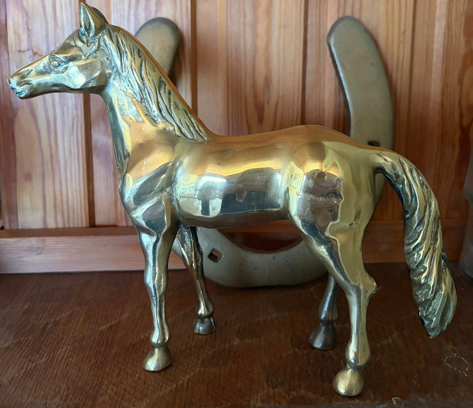 Te koop vintage messing paardje, Ophalen of Verzenden