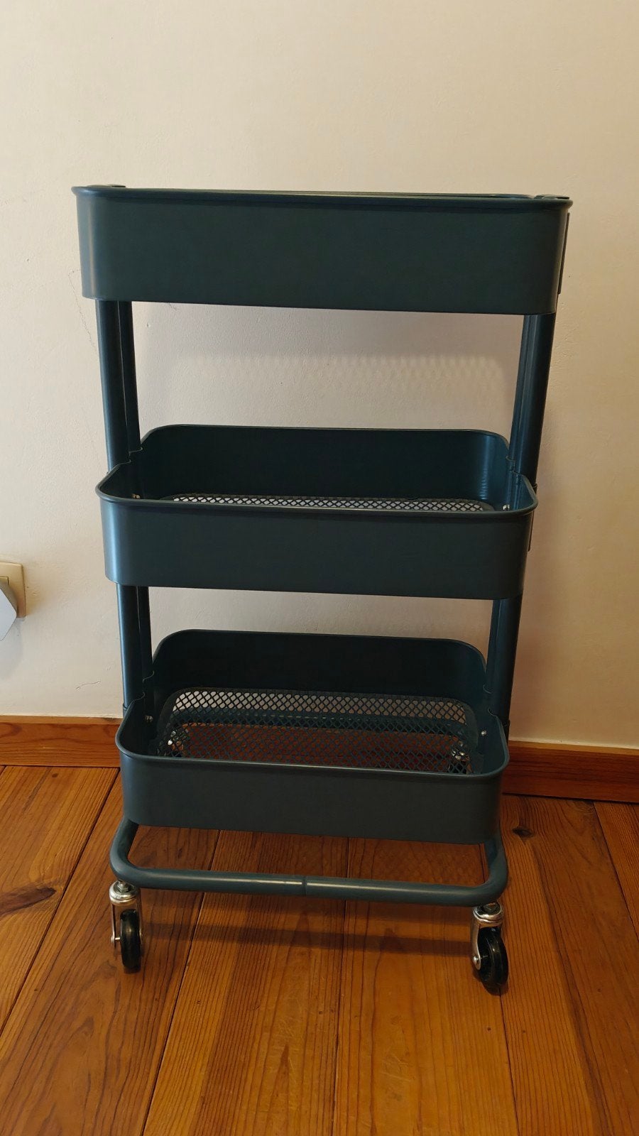Desserte IKEA RÅSKOG bleue – très bon état, Enlèvement, Comme neuf