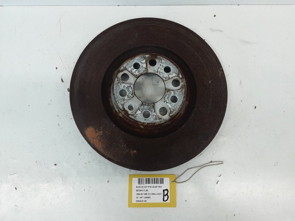 FREIN DISQUE AVANT Audi S3 Limousine (8VM / 8VS), Auto-Union-Straße  1,
85057  Ingolstadt, DE, Info@audi.de, Audi, Utilisé