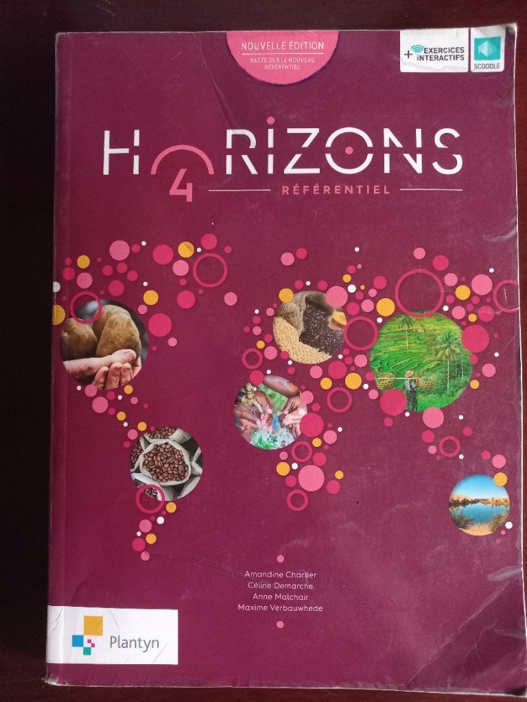 Horizons 4 - référenciel, Livres, Enlèvement, Utilisé, Secondaire