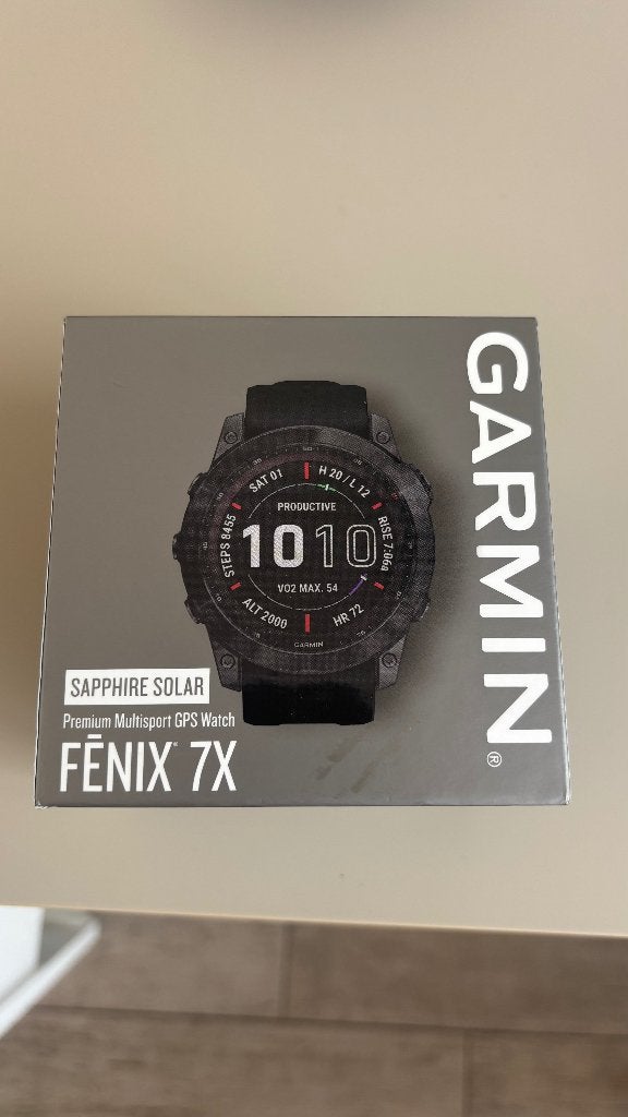 garmin fenix 7x, Ophalen of Verzenden, Gebruikt