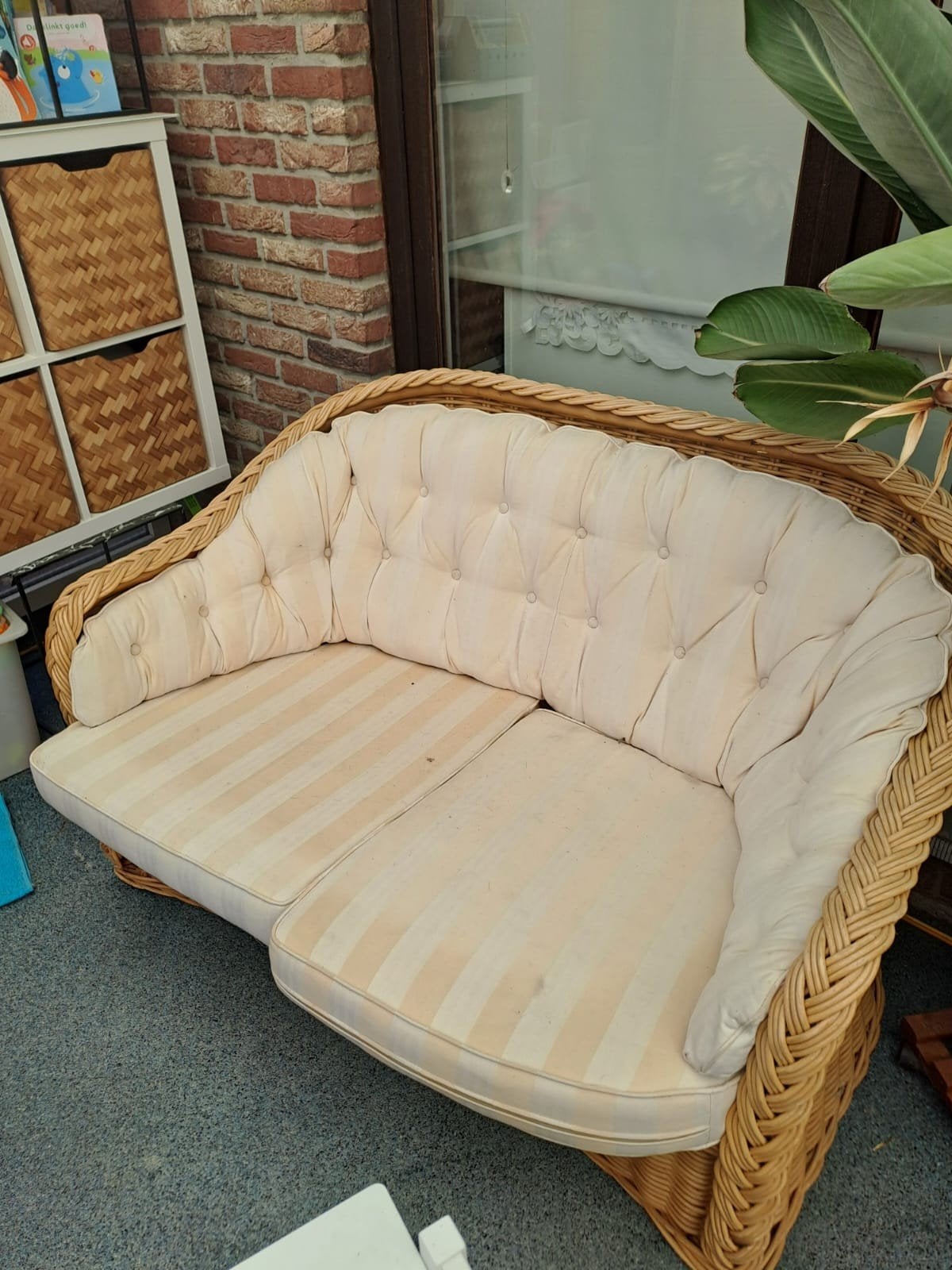 Rotan lounge set, Ophalen, Rotan