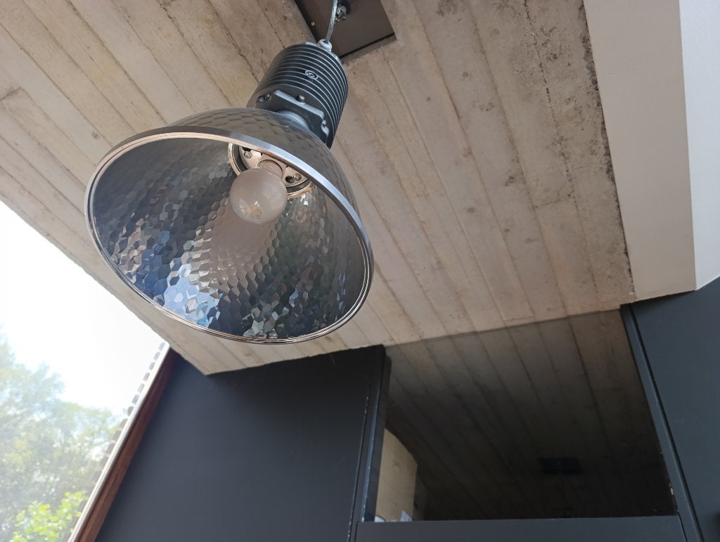 Industriële lamp zumtobel, Ophalen, Gebruikt, E27 (groot), Metaal